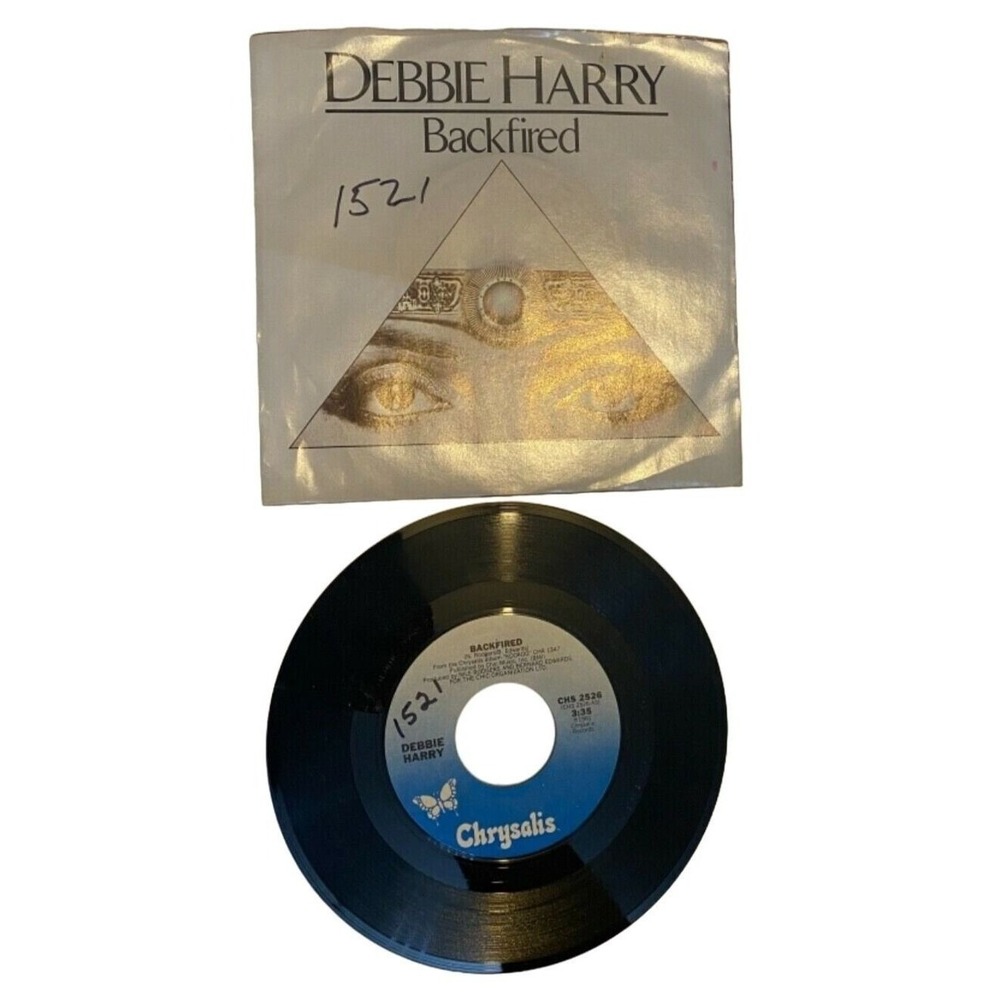 Debbie Harry Backfired Military Rap 7" Vinyl 45 RPM Chrysalis CHS 2526 1981